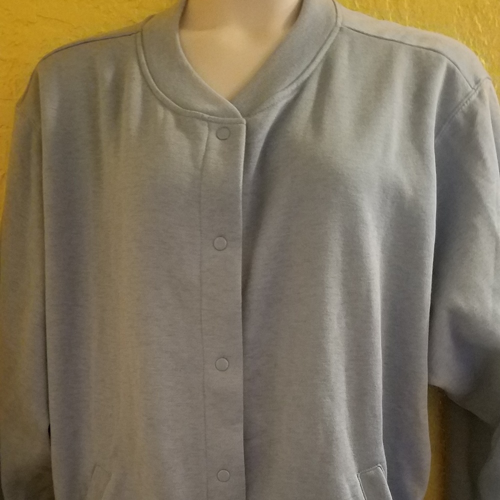 Baby Blue Fall Winter Jacket PLUS Size 4XL 4X